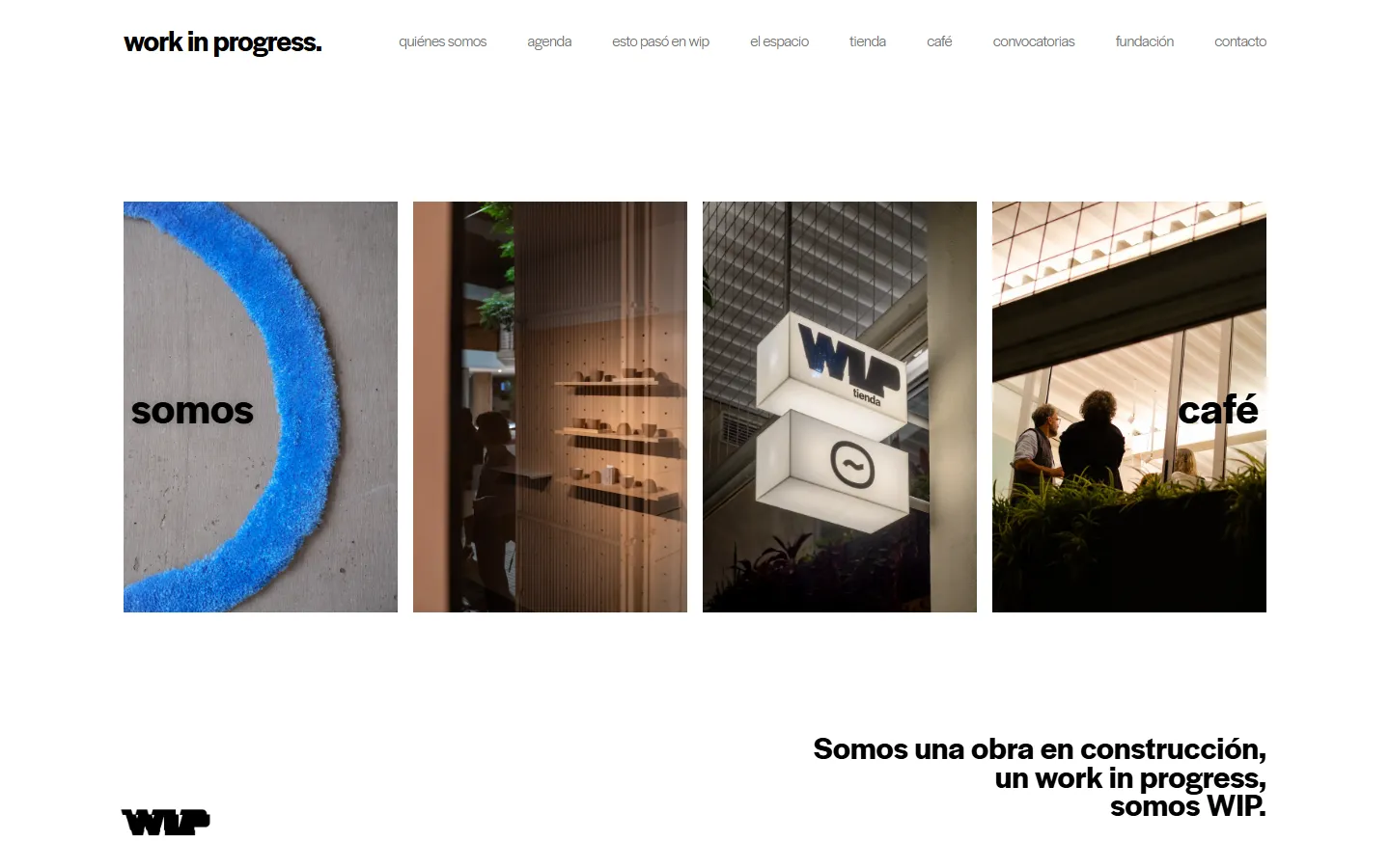 WIP home page